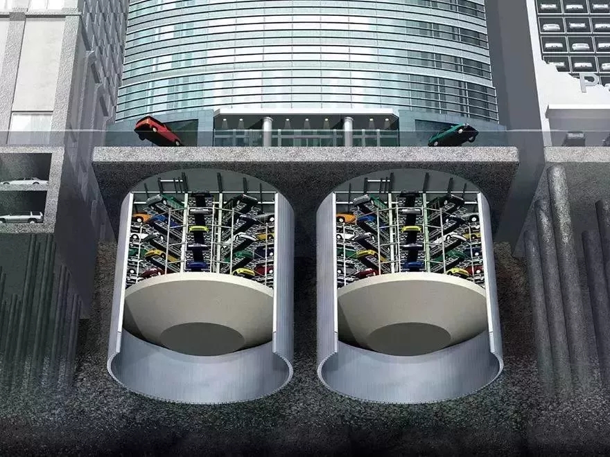 日本逆天停车场2m²停204辆车，这才是东京不堵车原因 
